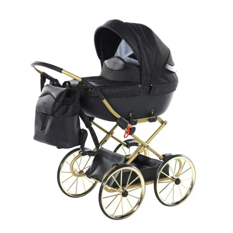 Dolce Mini Black Gold — Junama lüks körpə kalyaskası, şəkil 1/1