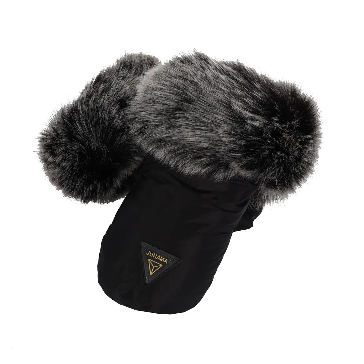 Junama Black Gold Hand Muffs — Junama lüks körpə kalyaskası, şəkil 1/1