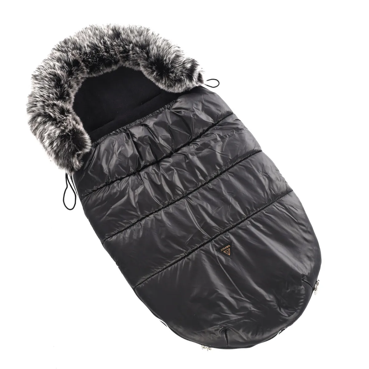 Junama Black Rose Gold Sleeping Bag — Junama lüks körpə kalyaskası, şəkil 1/1