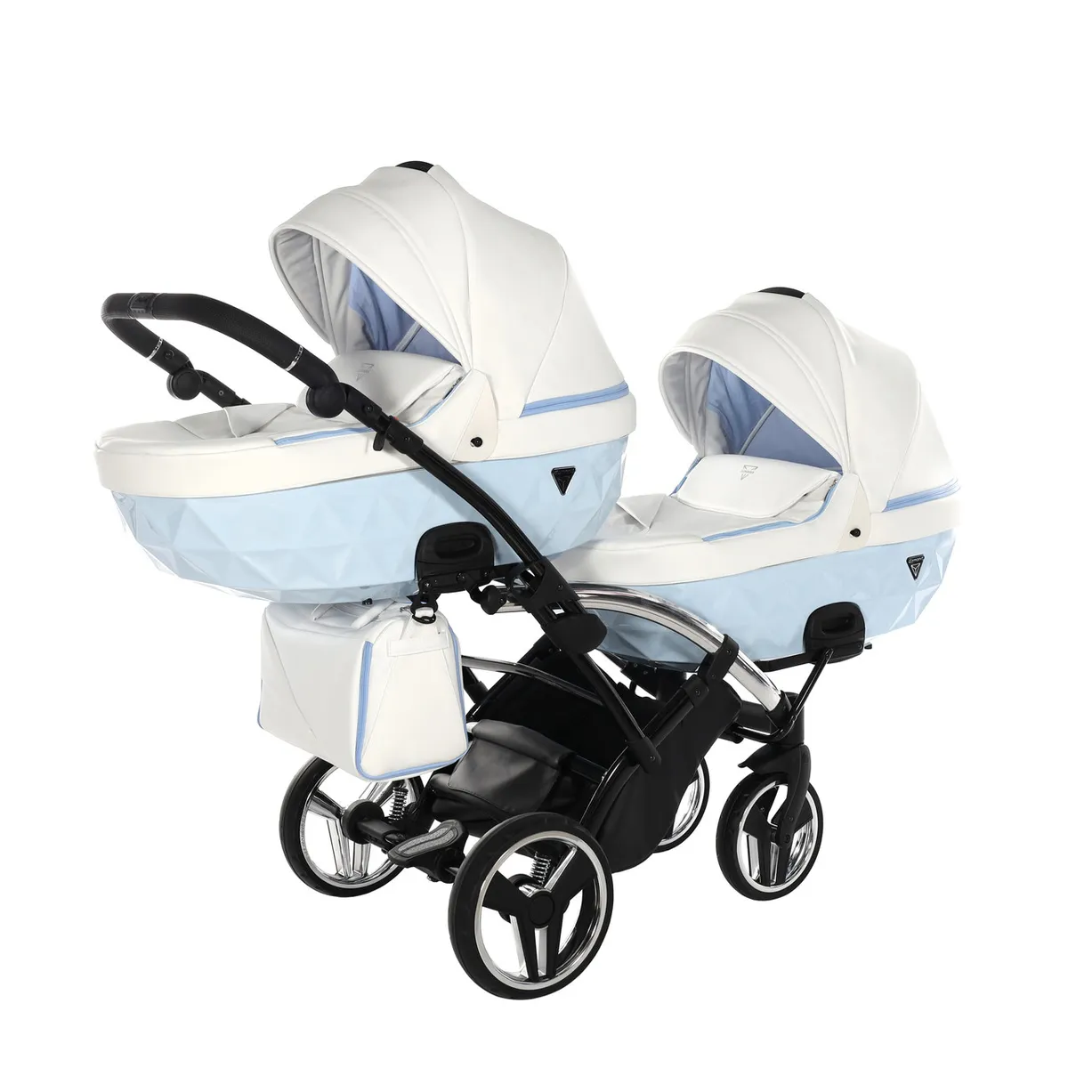 Junama Candy Blue Duo Slim — Junama lüks körpə kalyaskası, şəkil 1/15