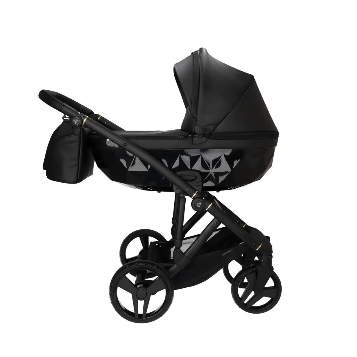 Junama Classic Black — Junama lüks körpə kalyaskası, şəkil 1/8