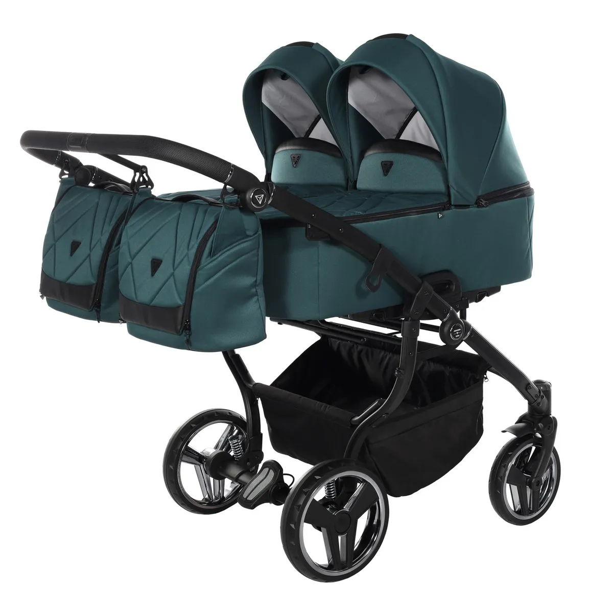 Junama Compact Duo Green — Junama lüks körpə kalyaskası, şəkil 1/13