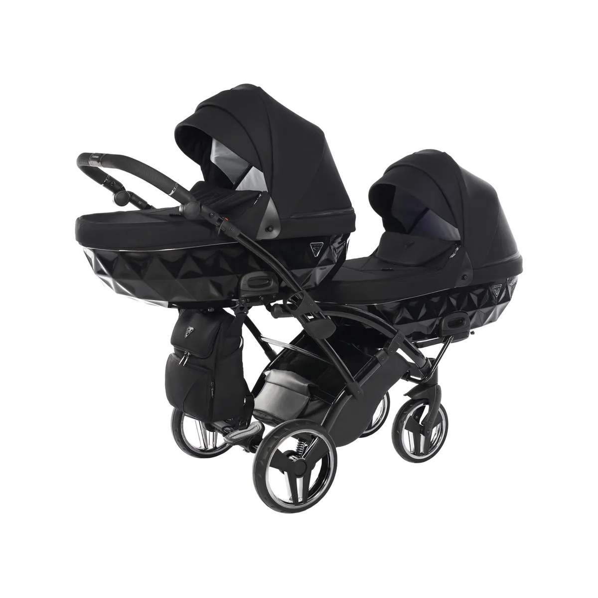 Junama Core Black Duo Slim — Junama lüks körpə kalyaskası, şəkil 1/13