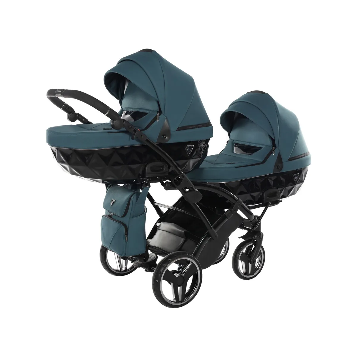 Junama Core Teal Duo Slim — Junama lüks körpə kalyaskası, şəkil 1/15