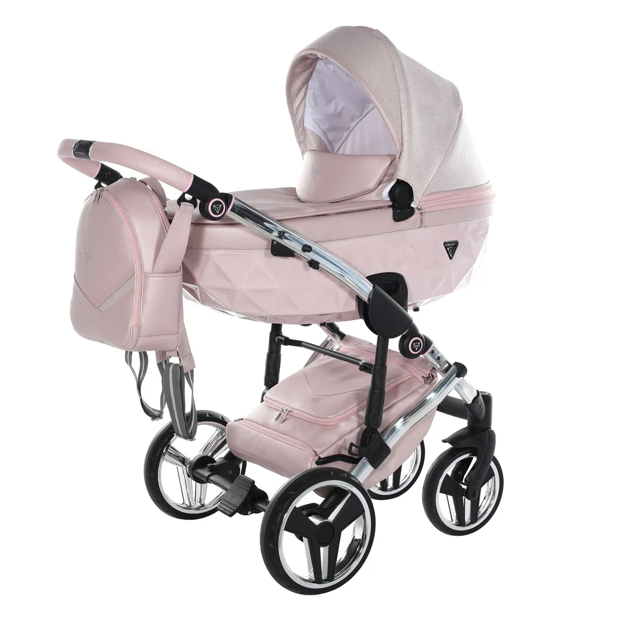 Junama Dolce Pink — Junama lüks körpə kalyaskası, şəkil 1/15
