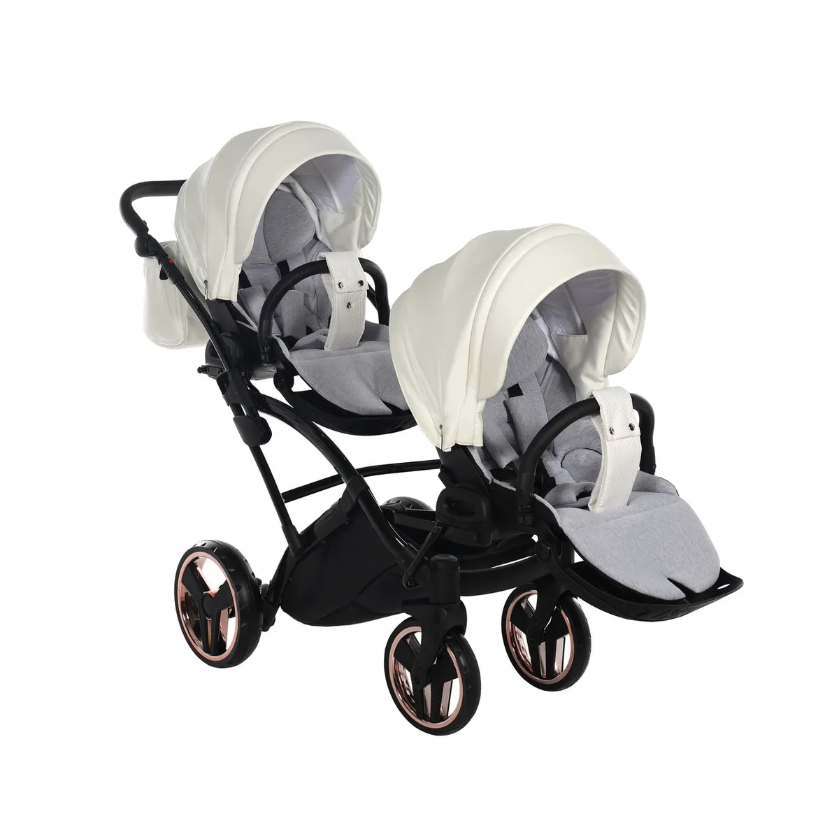 Junama Fluo Individual Satin Rose Gold White Duo Slim — kiçik şəkil 9