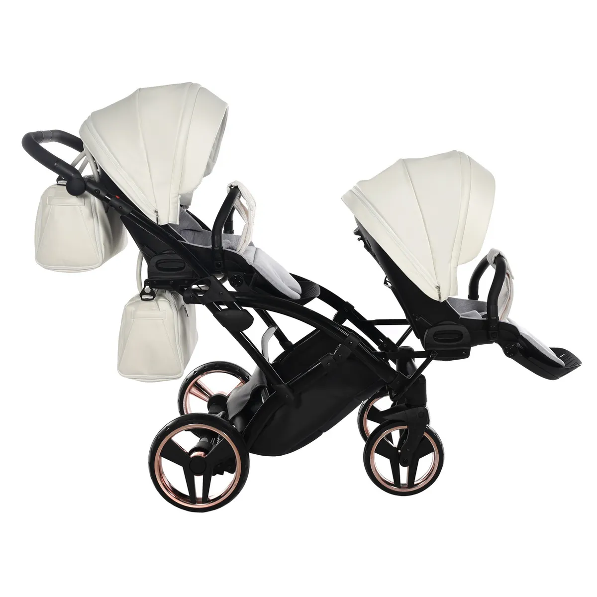 Junama Fluo Individual Satin Rose Gold White Duo Slim — kiçik şəkil 10