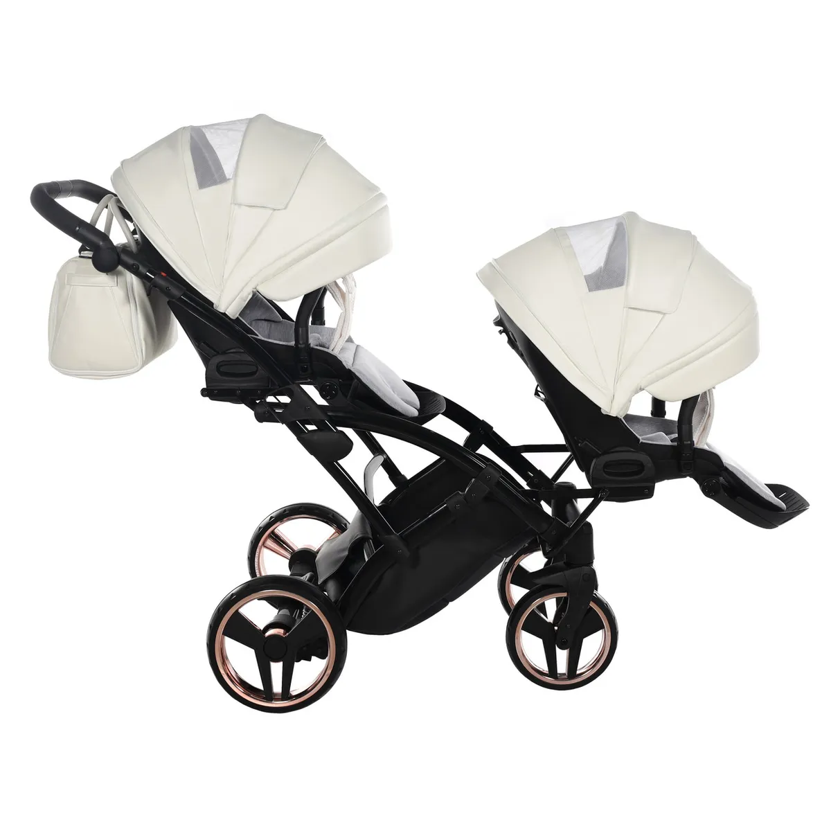 Junama Fluo Individual Satin Rose Gold White Duo Slim — kiçik şəkil 12