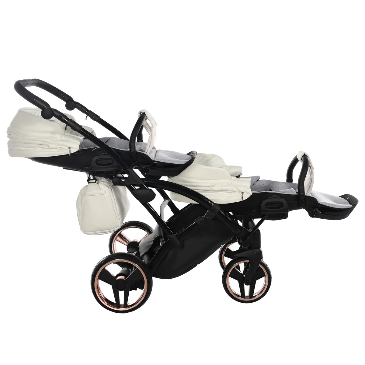 Junama Fluo Individual Satin Rose Gold White Duo Slim — kiçik şəkil 13
