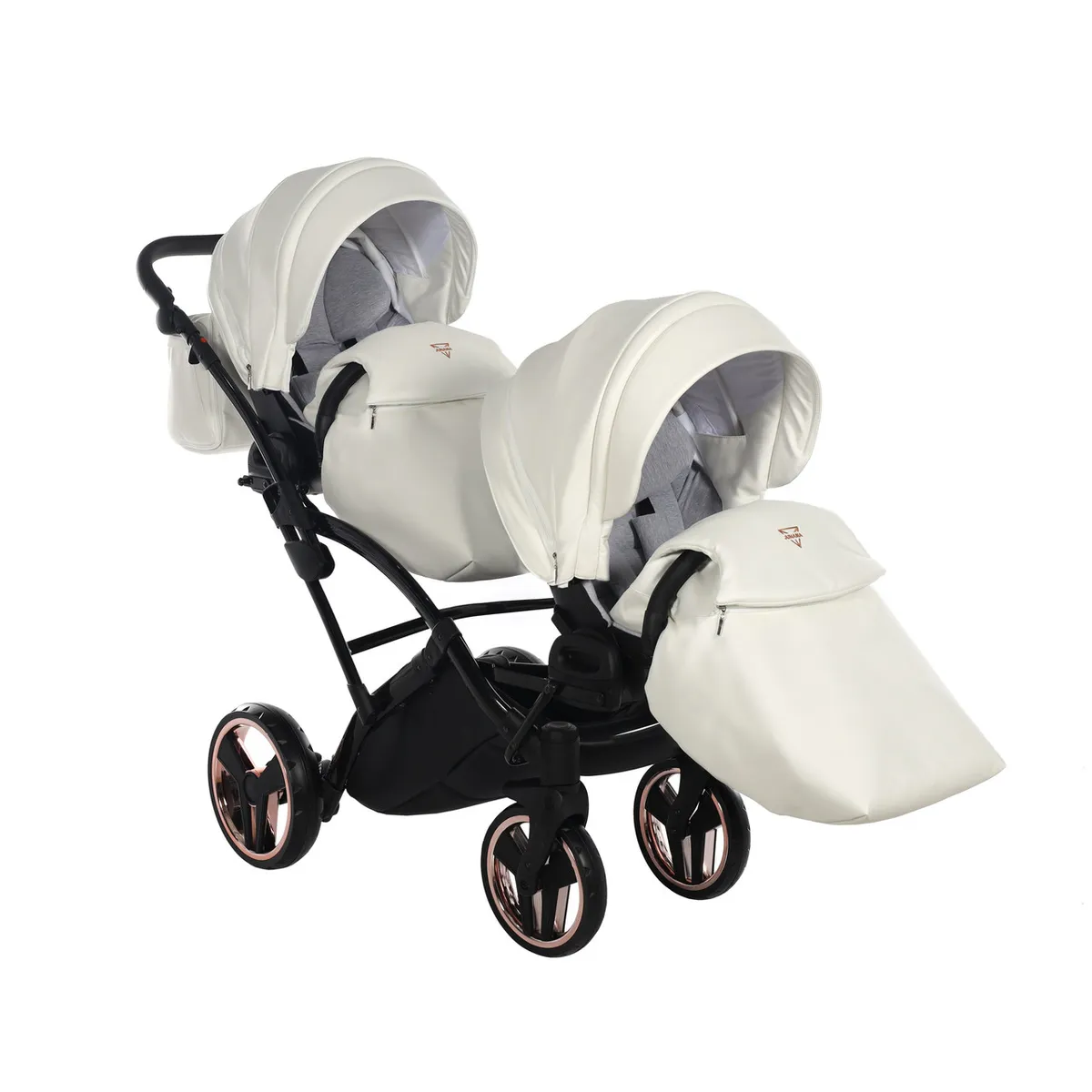 Junama Fluo Individual Satin Rose Gold White Duo Slim — kiçik şəkil 2