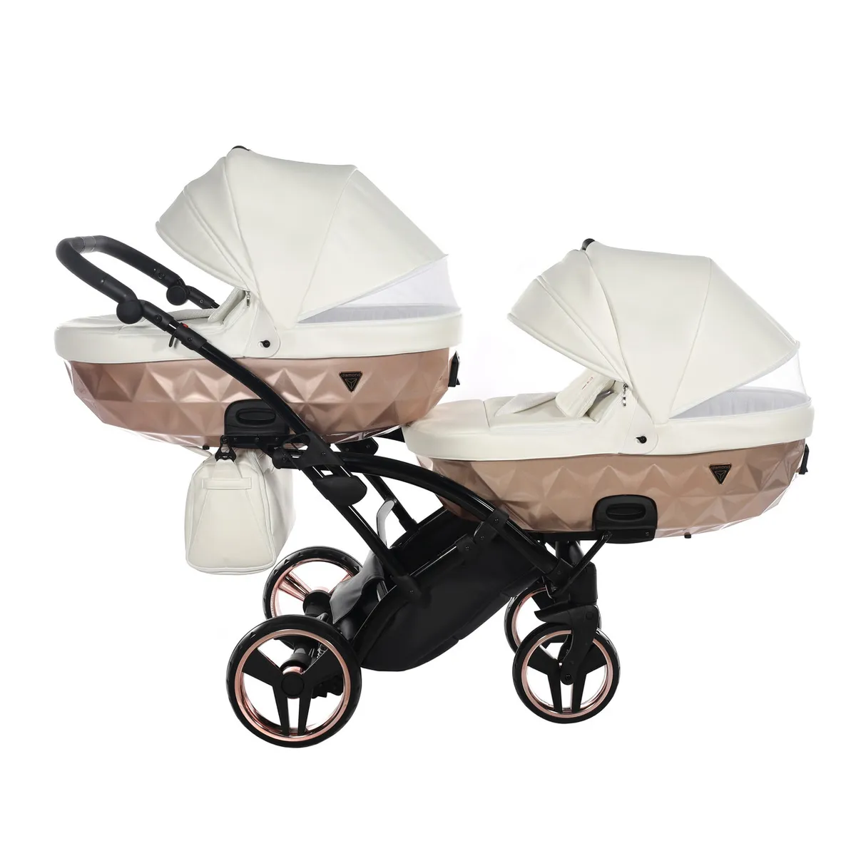 Junama Fluo Individual Satin Rose Gold White Duo Slim — kiçik şəkil 4