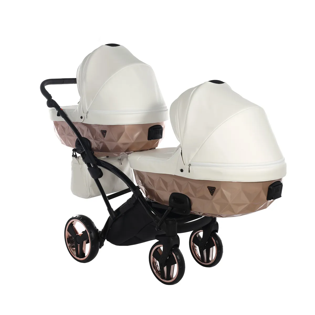 Junama Fluo Individual Satin Rose Gold White Duo Slim — kiçik şəkil 5