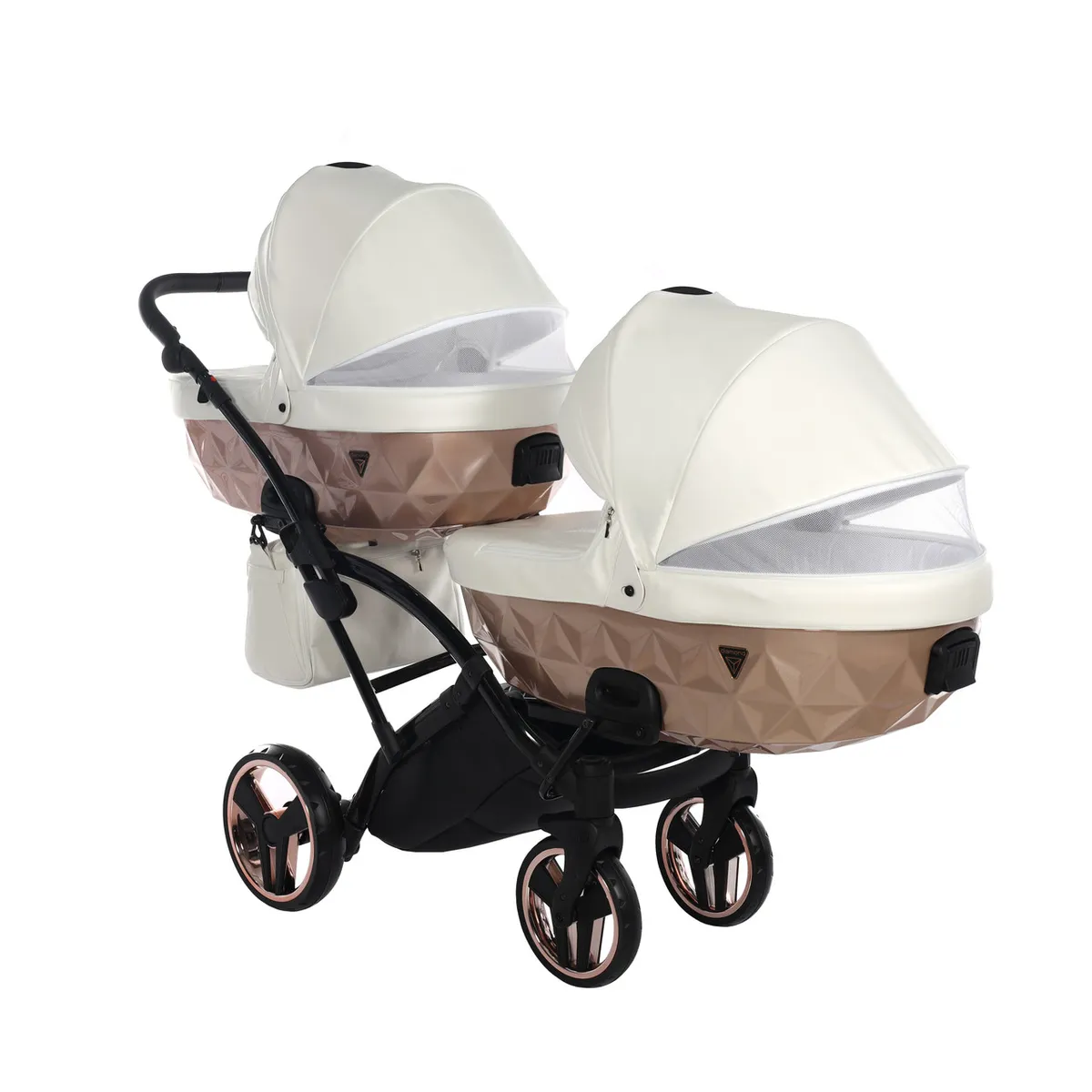 Junama Fluo Individual Satin Rose Gold White Duo Slim — kiçik şəkil 6