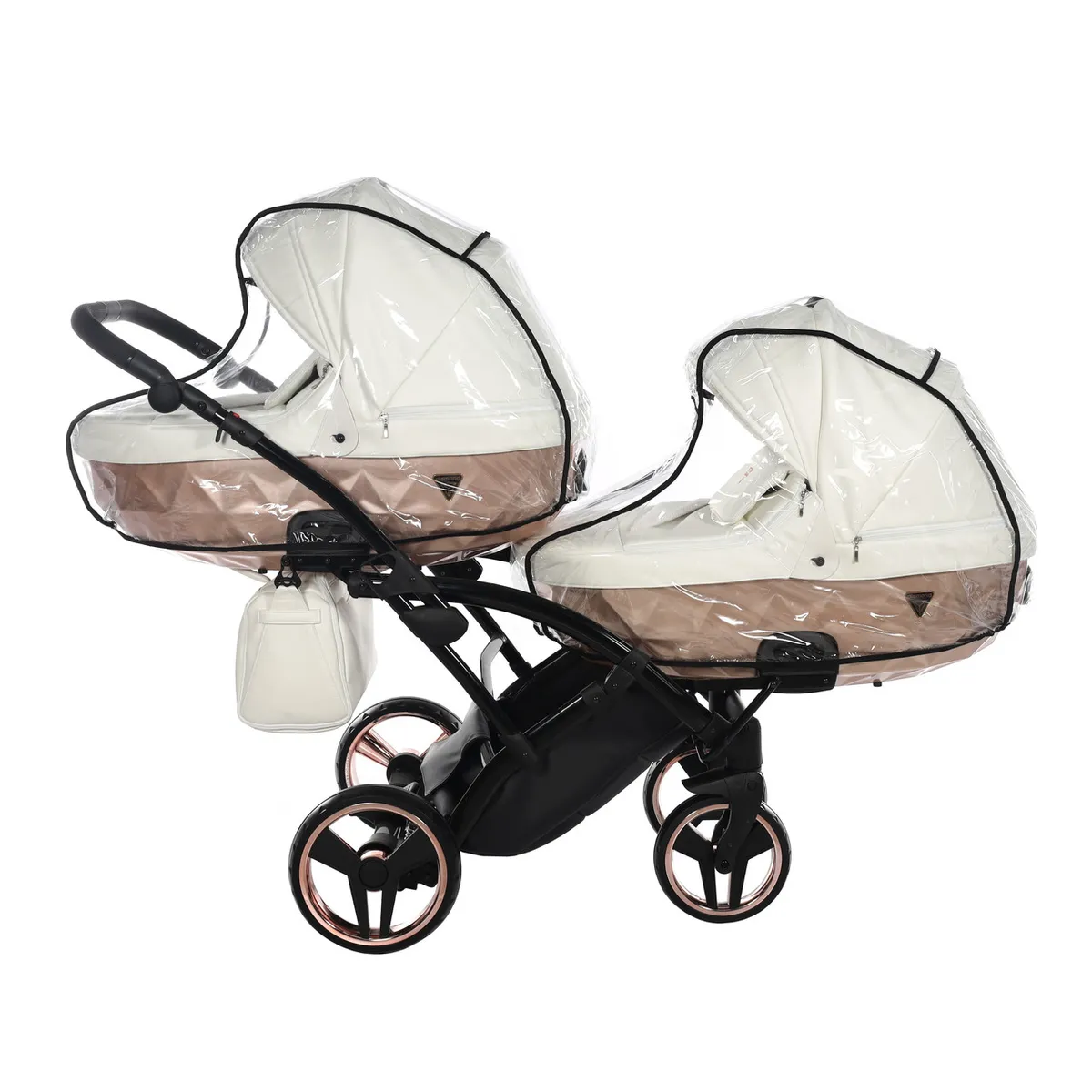 Junama Fluo Individual Satin Rose Gold White Duo Slim — kiçik şəkil 7
