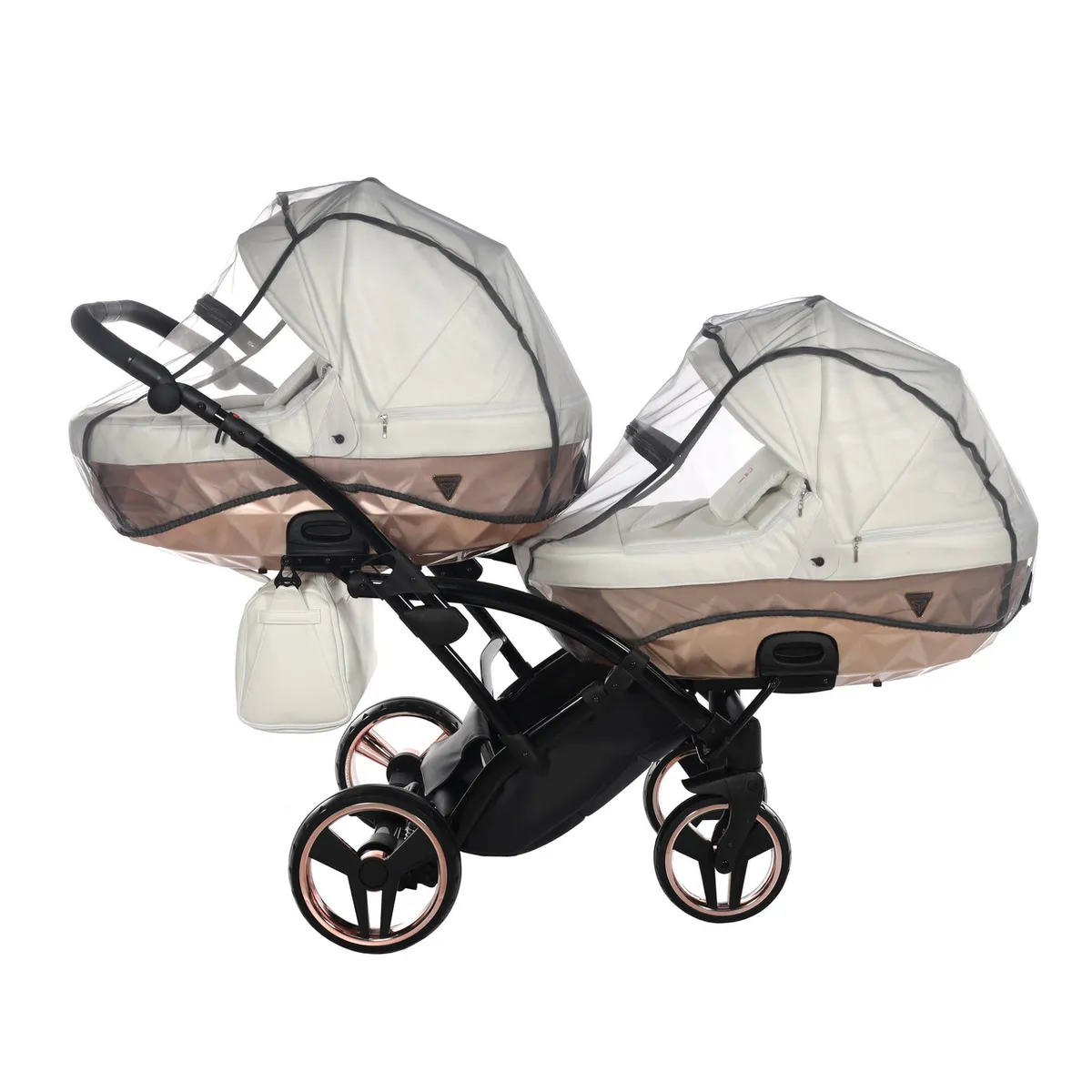 Junama Fluo Individual Satin Rose Gold White Duo Slim — kiçik şəkil 8