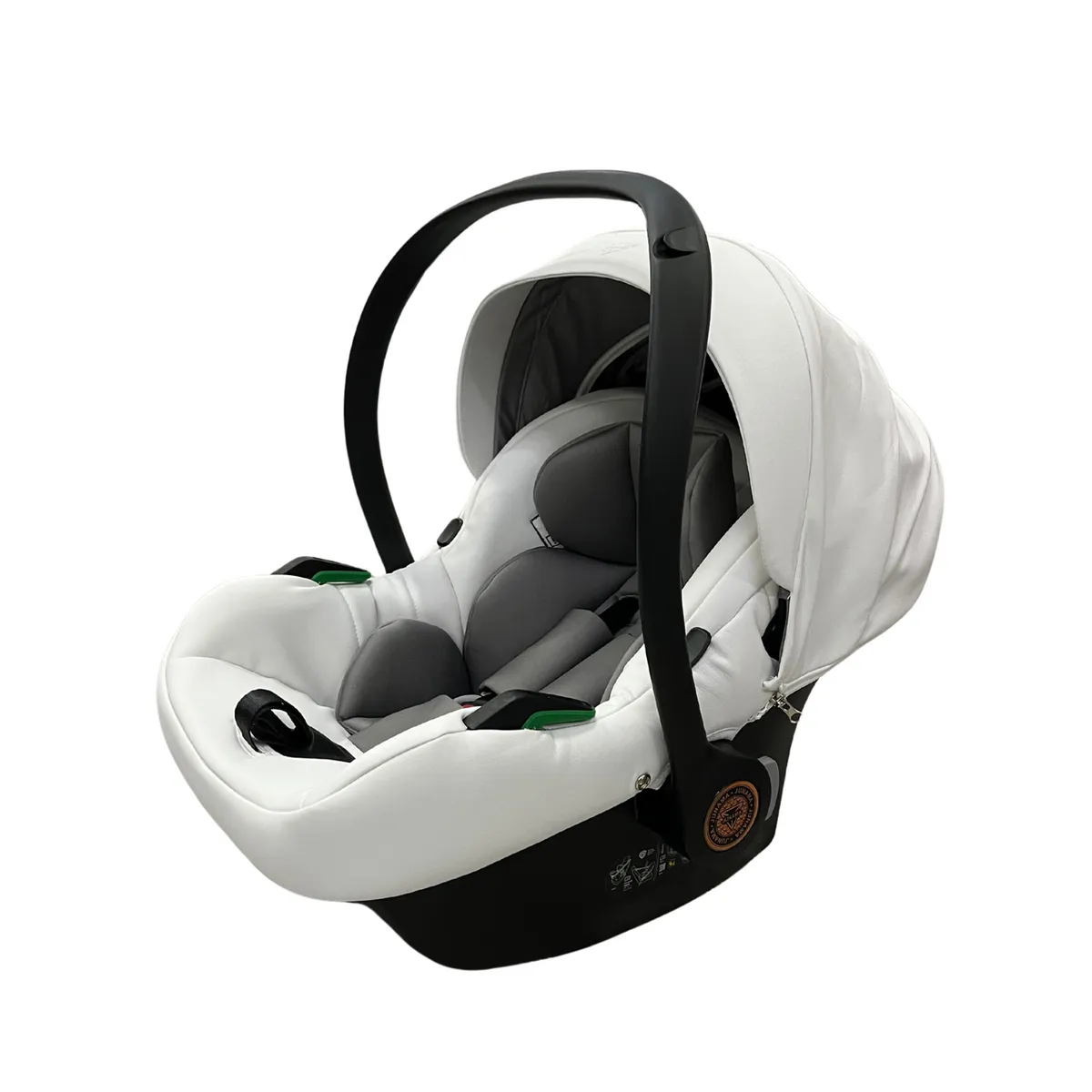 Junama Fluo Individual White Rose Gold I Size Car Seat — Junama lüks körpə kalyaskası, şəkil 1/3