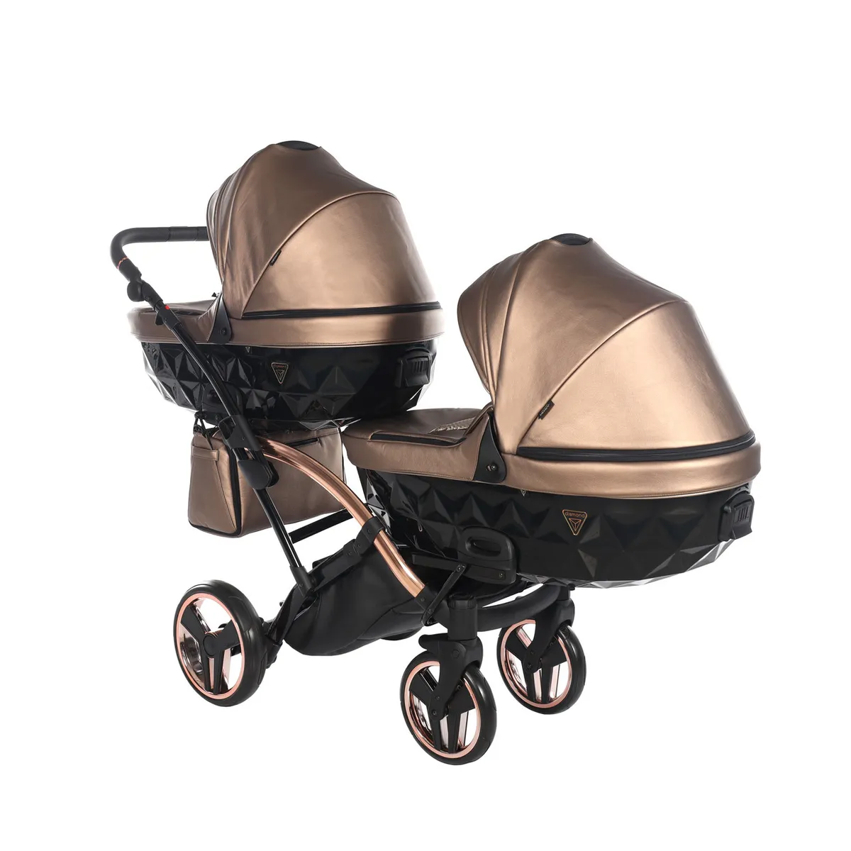Junama Fluo Line Bronze Duo Slim — Junama lüks körpə kalyaskası, şəkil 1/2
