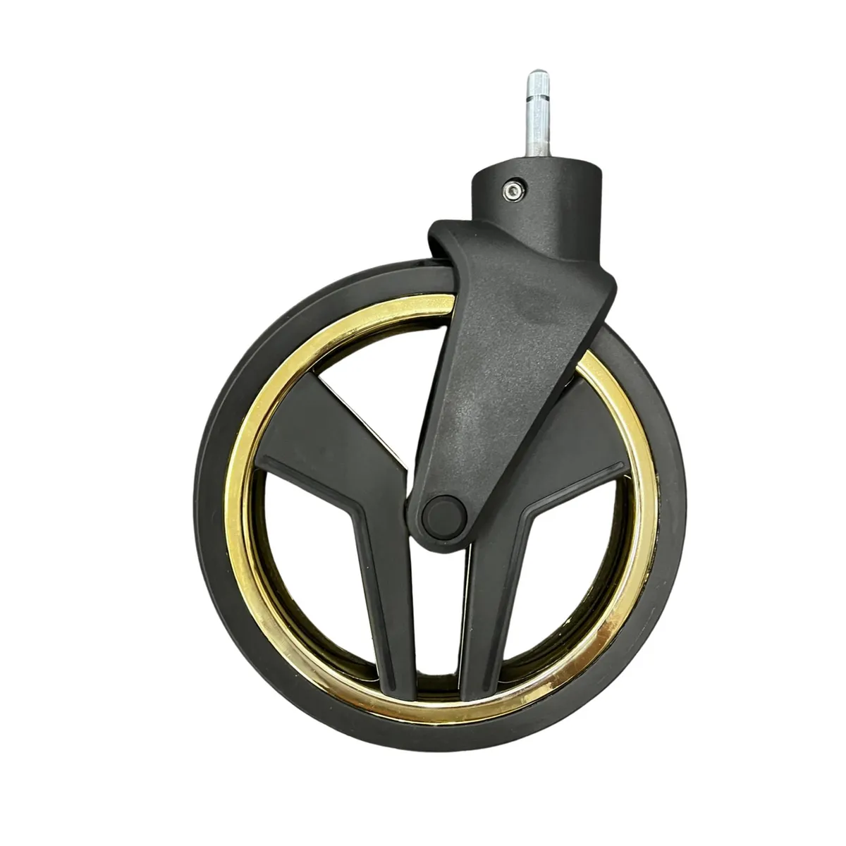Junama Front Wheel V3 Gold — Junama lüks körpə kalyaskası, şəkil 1/3