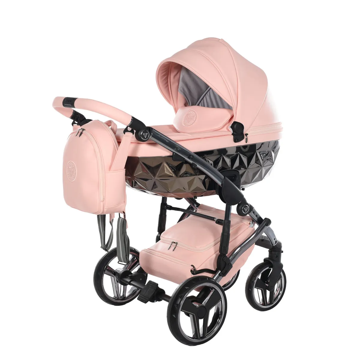 Junama Handcraft Apricot — Junama lüks körpə kalyaskası, şəkil 1/4