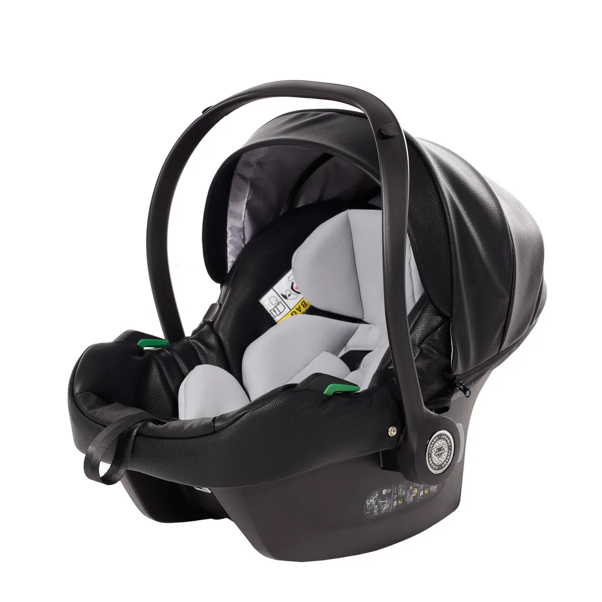 Junama Handcraft Black I Size Car Seat — Junama lüks körpə kalyaskası, şəkil 1/1