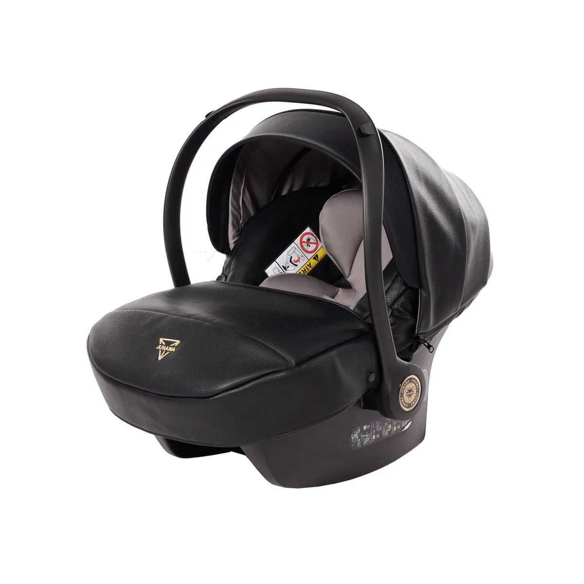 Junama Handcraft Glitter Black I Size Car Seat — kiçik şəkil 2