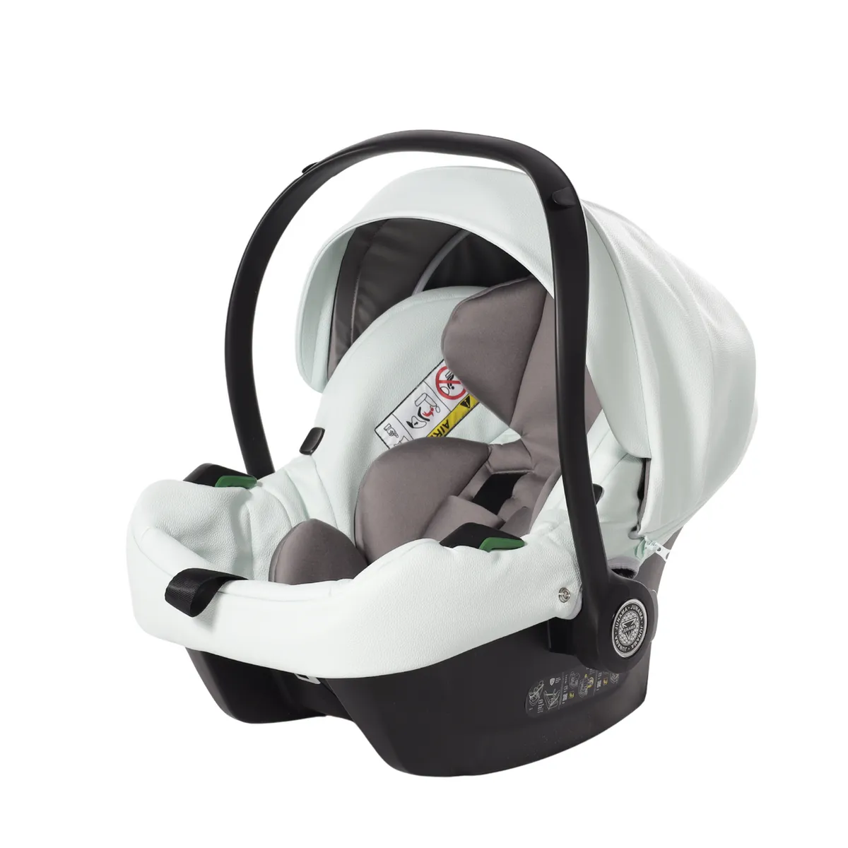 Junama Handcraft Glitter Mint I Size Car Seat — Junama lüks körpə kalyaskası, şəkil 1/4
