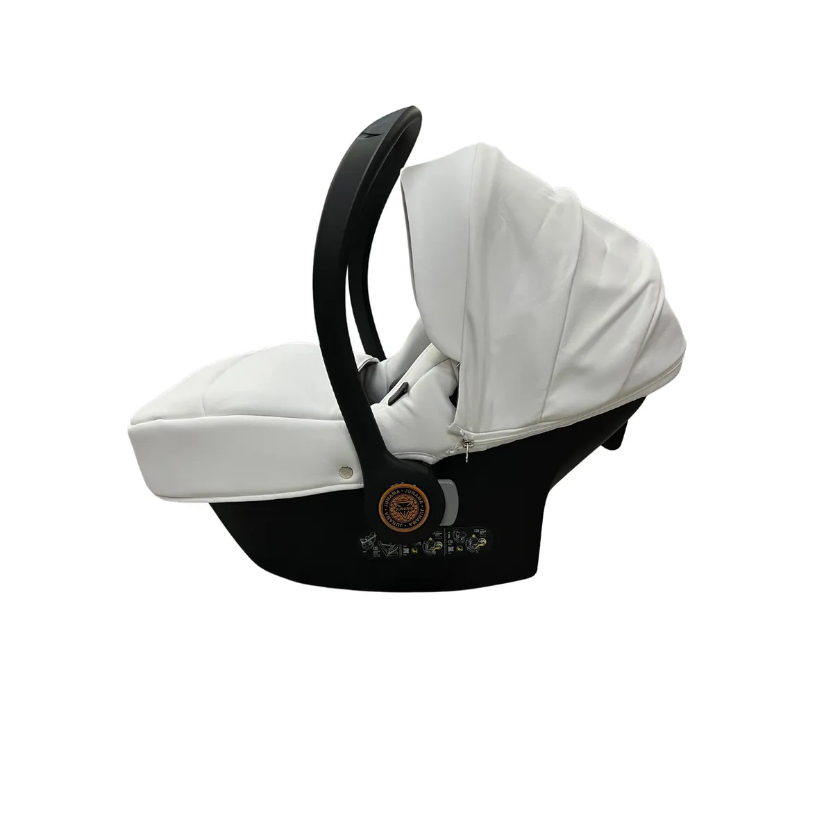 Junama Handcraft White Rose Gold I Size Car Seat — kiçik şəkil 3
