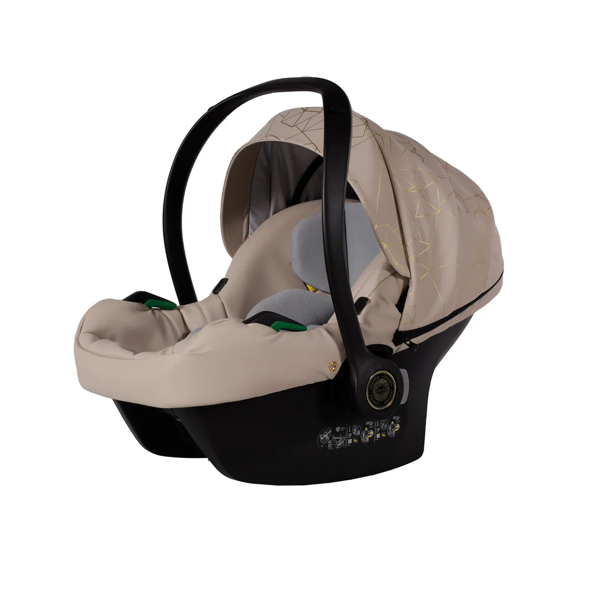 Junama Heart Beige I Size Car Seat — Junama lüks körpə kalyaskası, şəkil 1/13