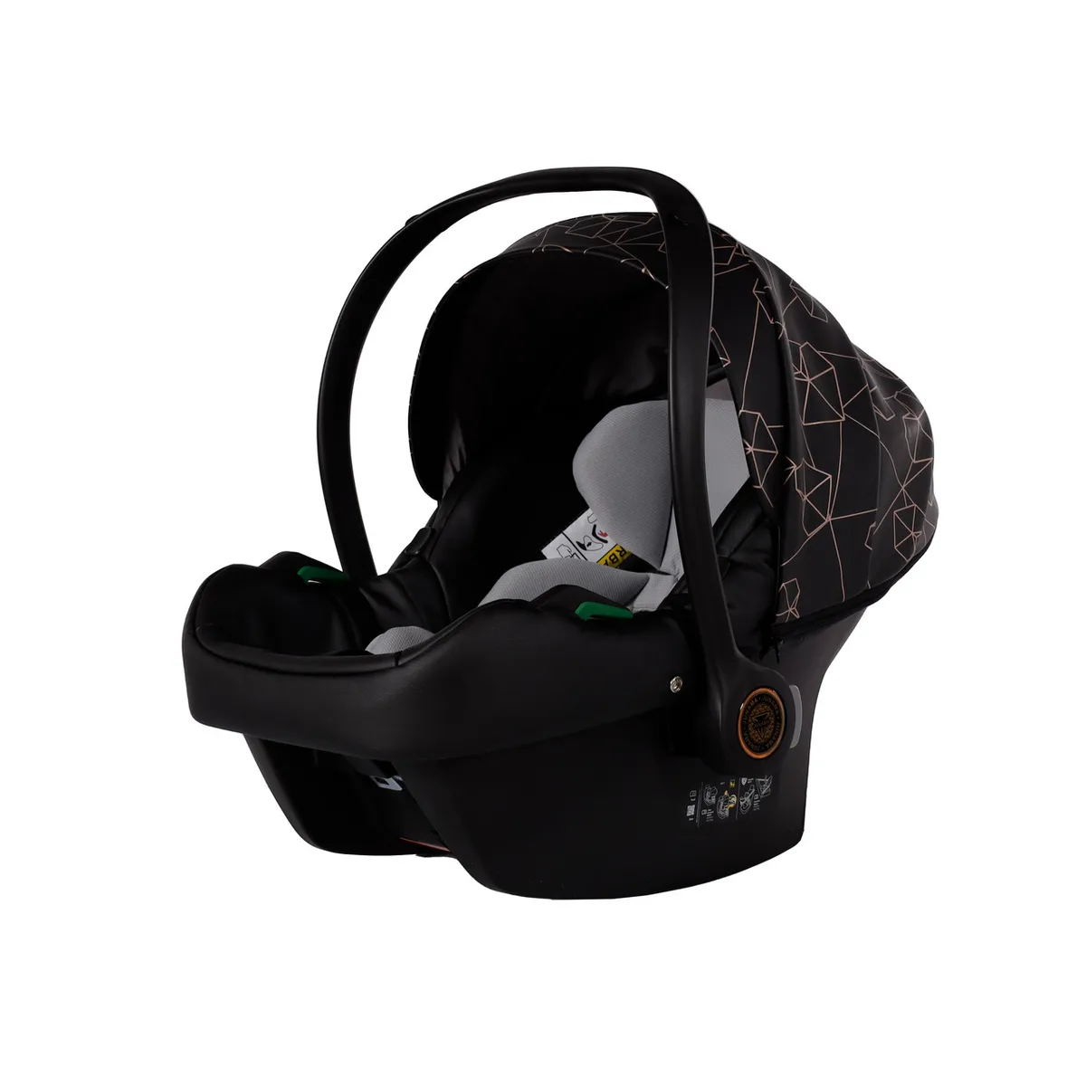 Junama Heart Beige I Size Car Seat — kiçik şəkil 5
