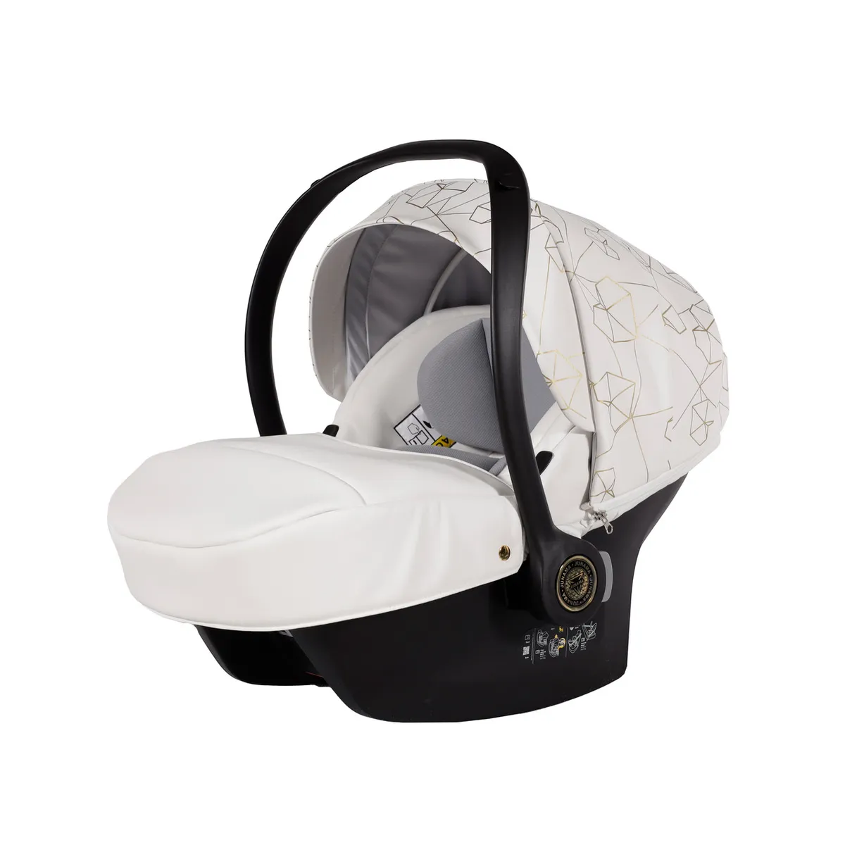 Junama Heart White Gold I Size Car Seat — kiçik şəkil 2
