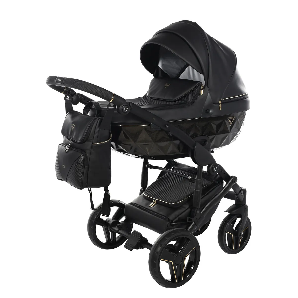 Junama S Class Black — Junama lüks körpə kalyaskası, şəkil 1/15