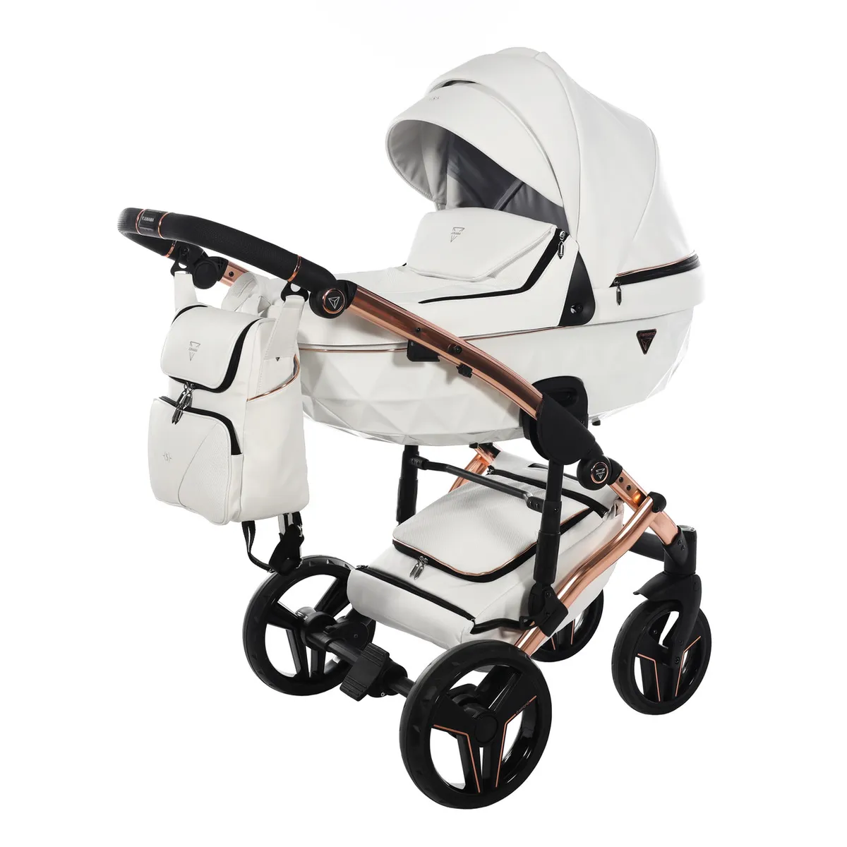 Junama S Class White — Junama lüks körpə kalyaskası, şəkil 1/15