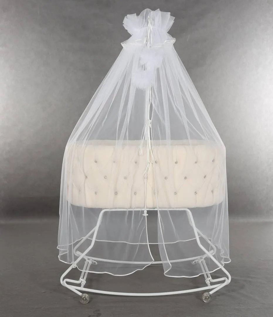 Tulip Beige Cradle — Junama lüks körpə kalyaskası, şəkil 1/2