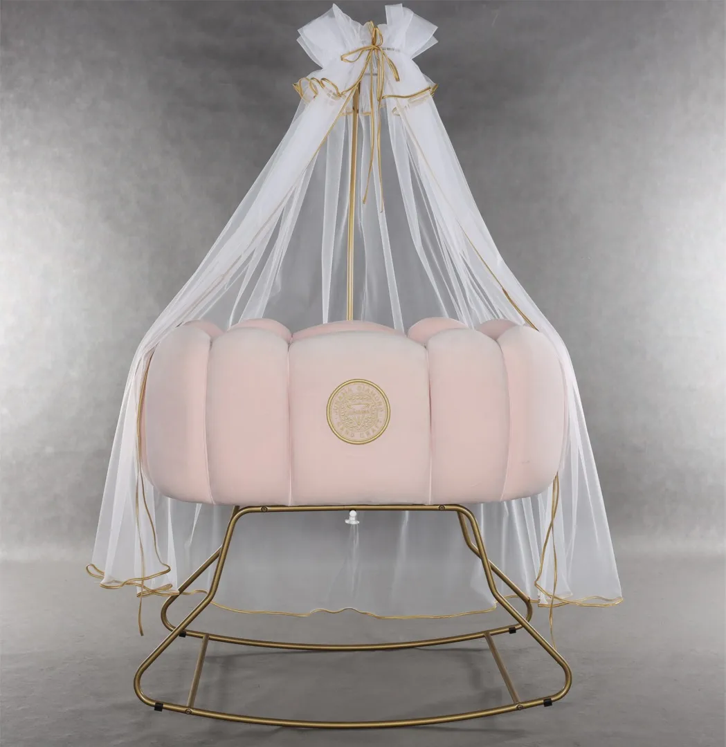 Tulip Pink Cradle — Junama lüks körpə kalyaskası, şəkil 1/1